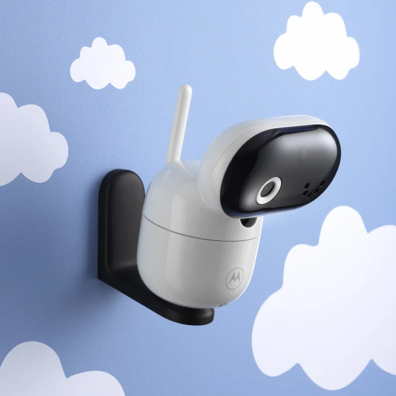 Motorola PIP1510 Connect Wi-Fi Video Motorized Smart Baby Monitor - White - 2 Camera Set