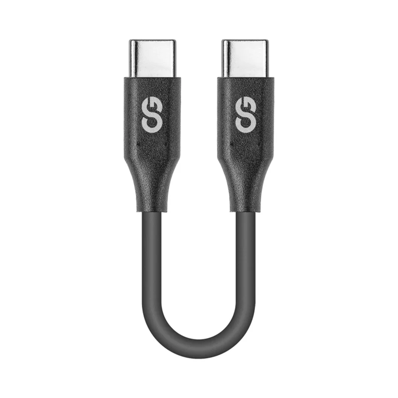 LOGiiX Sync & Charge USB-C to USB-C - 15cm - Black