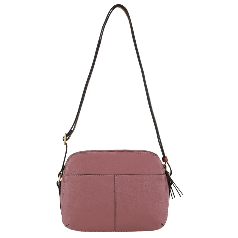 Pierre Cardin Women's Leather Classic Shoulder Crossbody Bag 24x17cm Rose