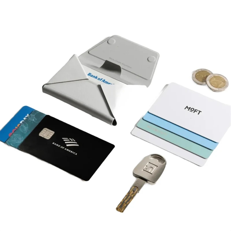 MOFT MagSafe Magnetic Card Holder Snap Field Wallet With Stand - Jet Black