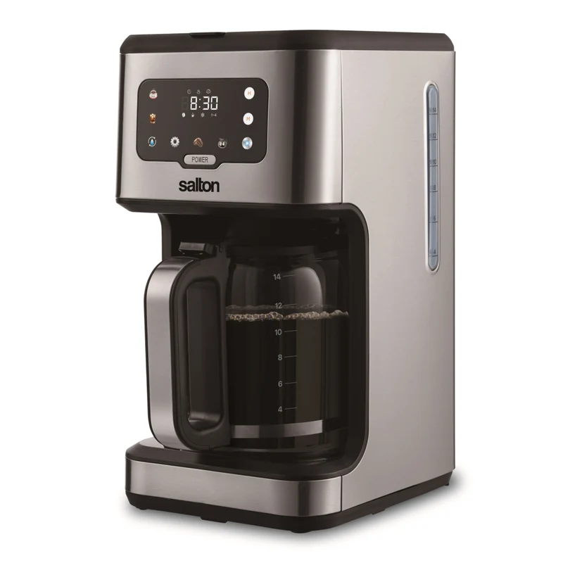 Salton Stainless Steel Digital Coffee Maker - 14 Cups