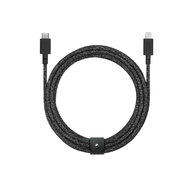 Native Union - Câble Belt XL USB-C vers Lightning 3m - Cosmos Noir