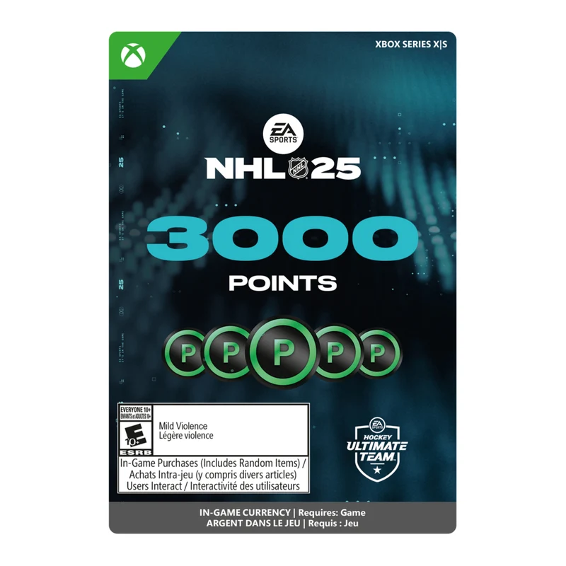 EA Sports NHL 25: 3000 NHL Points for Xbox Series X [Digital Download]
