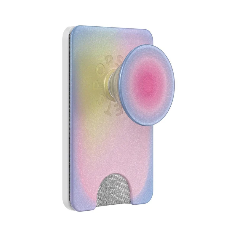 Popsockets PopWallet+ for MagSafe with Adapter Ring - Aura