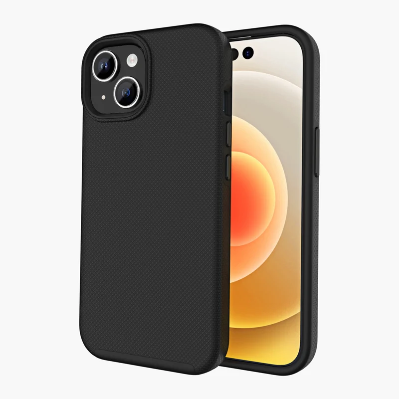 AXS PROTech Dual-Layered Anti-Shock Case for Apple iPhone 15 - Black