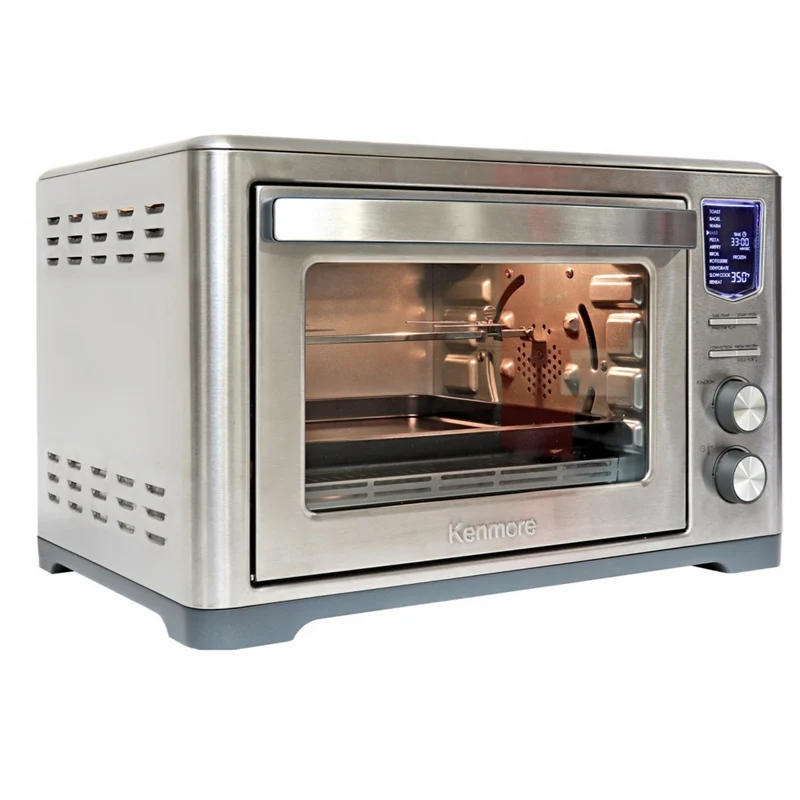 Kenmore - Four grille-pain à convection pour friteuse à air numérique 11 en 1 - Acier inoxydable