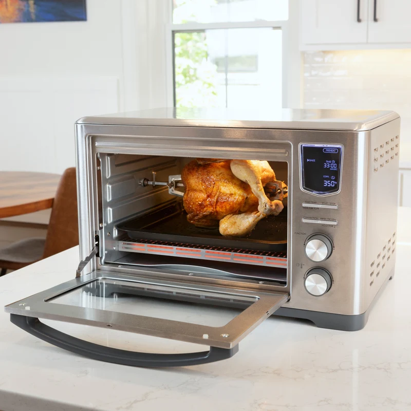 Kenmore - Four grille-pain à convection pour friteuse à air numérique 11 en 1 - Acier inoxydable