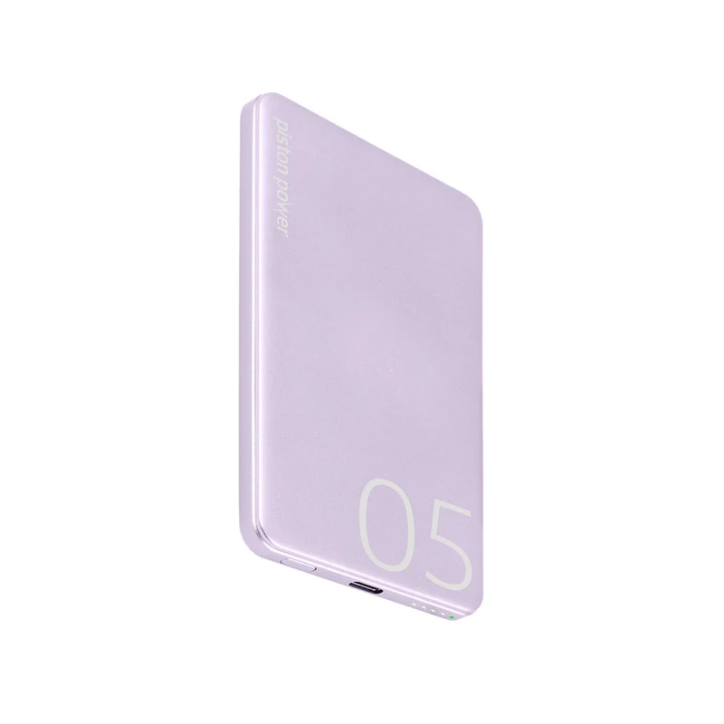 LOGiiX Piston Power 5000 mAh Aluminium Power Bank - Lavender