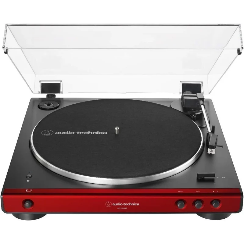 Audio-Technica Fully Automatic Wireless Belt-Drive Turntable - Red