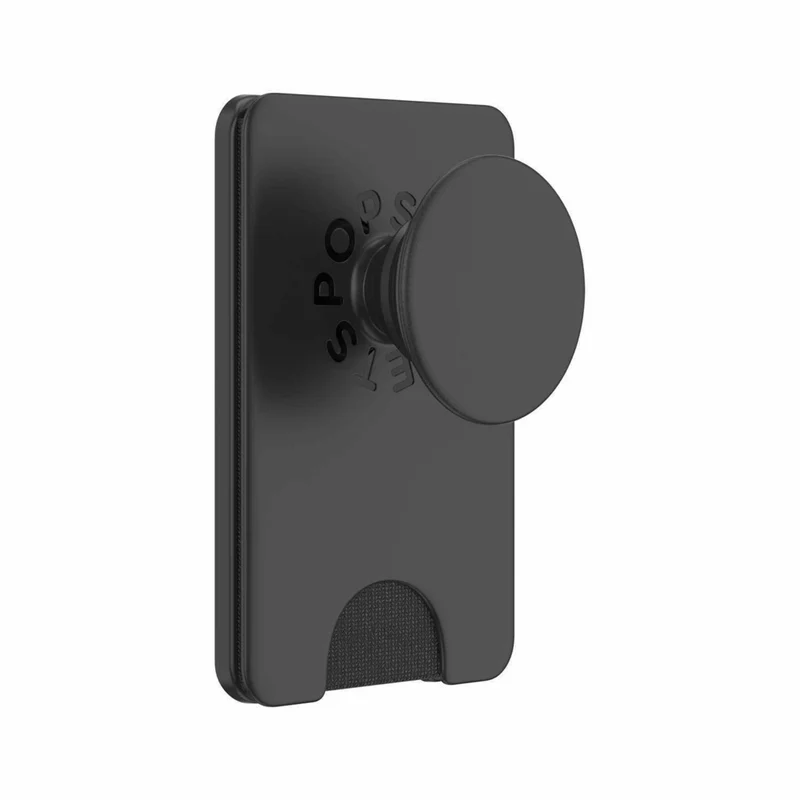 PopSockets Popwallet+ For Magsafe With Magnetic Ring Adapter - Black