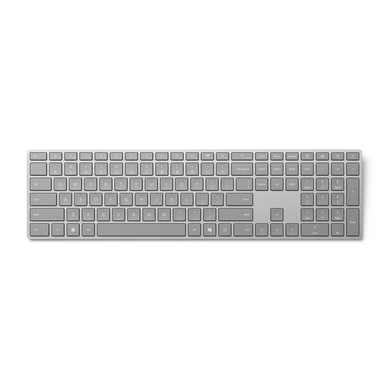 Microsoft Surface Full-size Bluetooth Copilot Keyboard - Commercial Gray - English