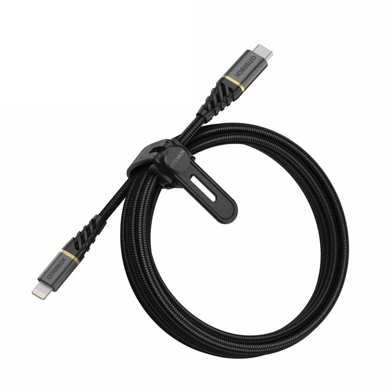 Otterbox Charge/Sync Lightning to USB-C Premium Cable - 6ft - Black