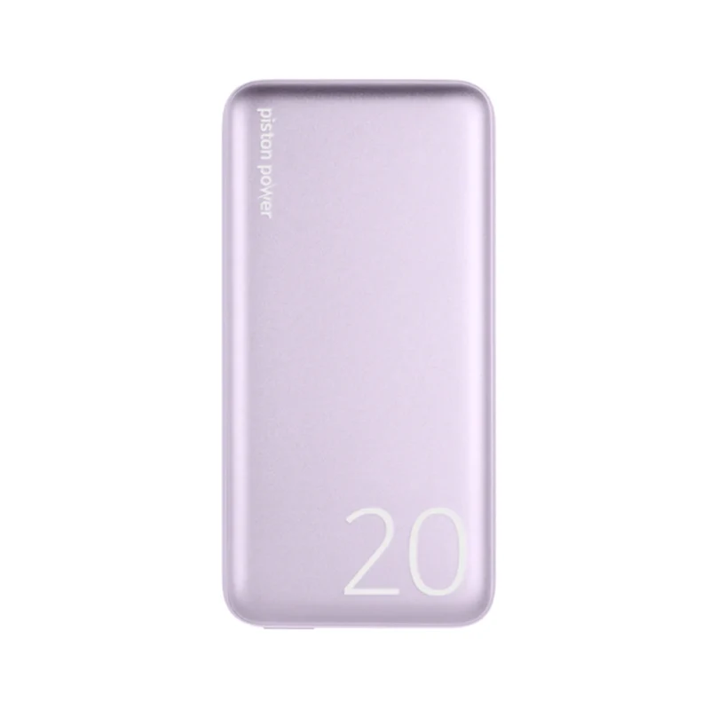 LOGiiX Piston Power 20000 mAh Banque d'alimentation en aluminium - Lavande