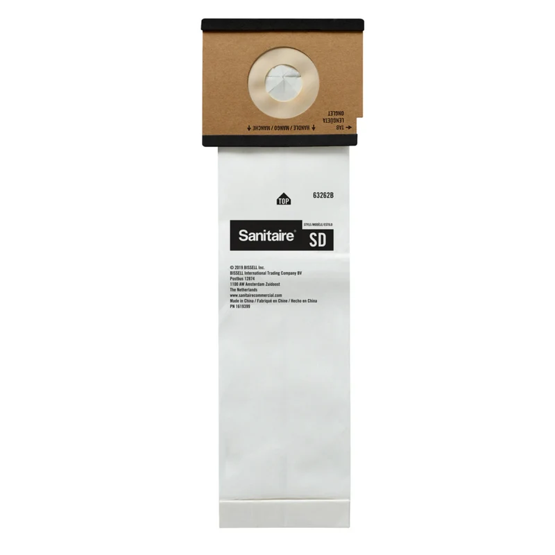 Sanitaire SD Premium Paper Bags - White - 5 Pack