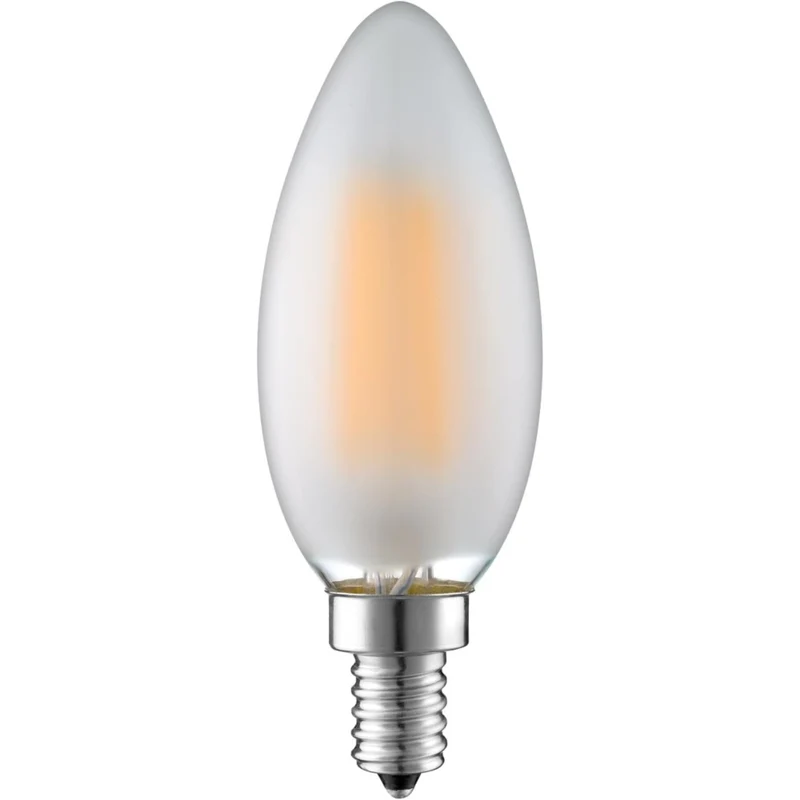 Northern Stars LED Light Bulb LE-5B10/830/FR 3000K 120V 5.5W E12 500 to 60W - frosted - 2 Pack