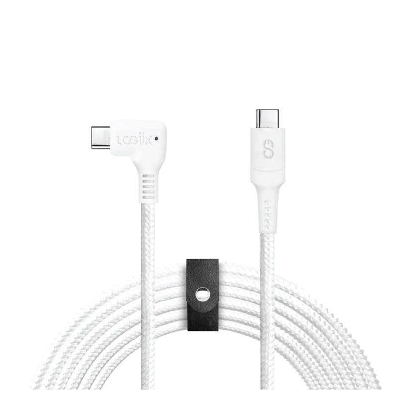 LOGiiX Piston Connect XL 90 3M USB-C to USB-C 100W (2023) - White