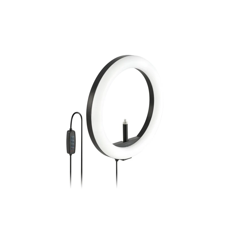 Kensington L1000 Bicolor Ring Light with Webcam Mount - Black