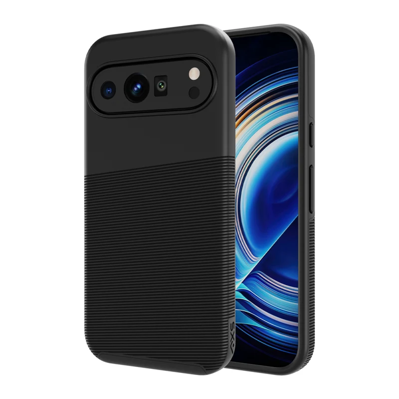 AXS - PROTech Plus Étui mince anti-choc avec double couches pour Google Pixel 9 Pro XL - Noir