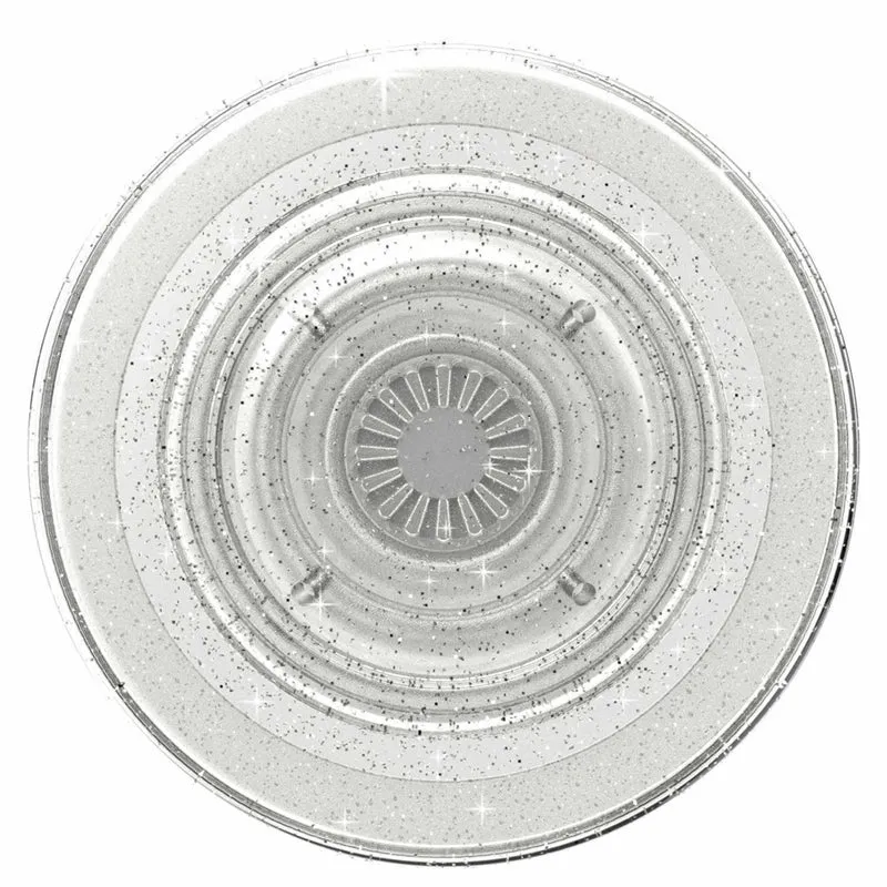 PopSockets PopGrip For Magsafe Round With Adapter Ring - Clear Glitter