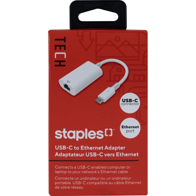 Staples - Adaptateur USB-C à Ethernet