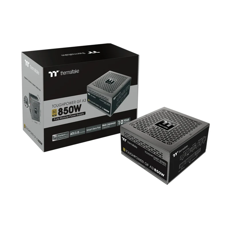 Thermaltake - Bloc d'alimentation de 850 W série Toughpower GF A3 Gold