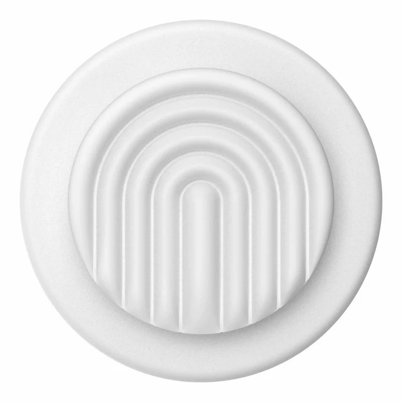 PopSockets PopGrip for MagSafe with Magnetic Adapter Ring - Curves Coconut Creme
