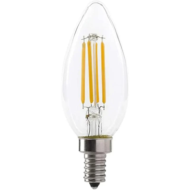 Northern Stars - DEL Ampoule LE-4B10/860 6000K 120V 4W E12 400 to 40W - Claire - Paquet de 10