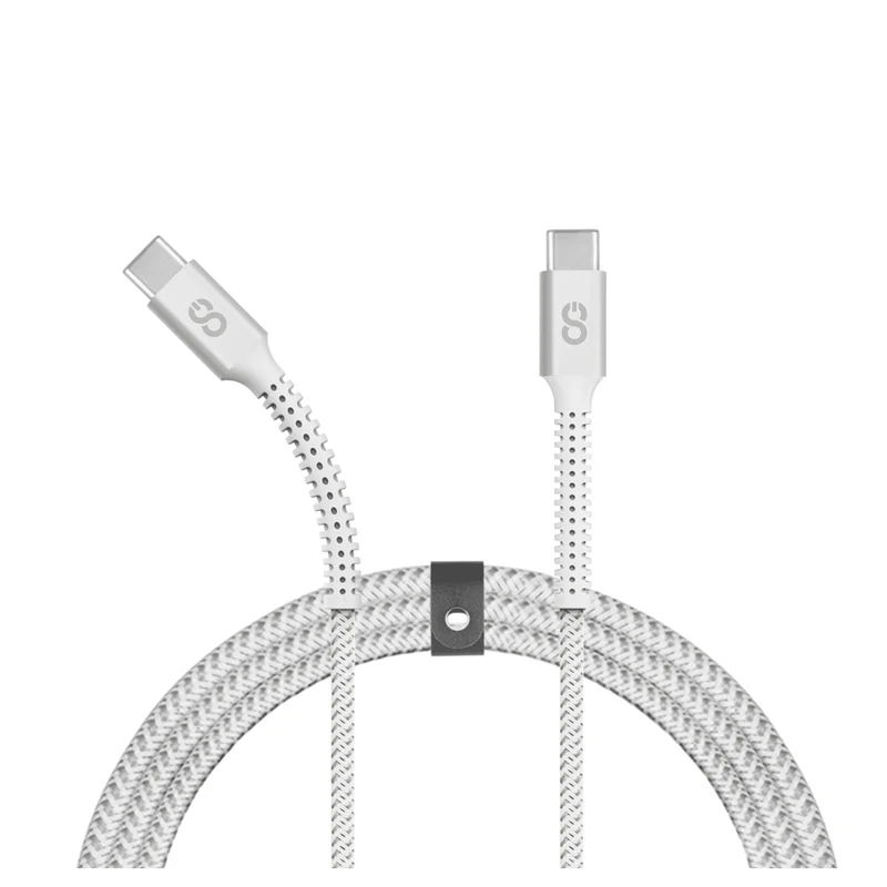 LOGiiX - Piston Connect Armor+ 100W USB-C vers USB-C - 3M - Blanc