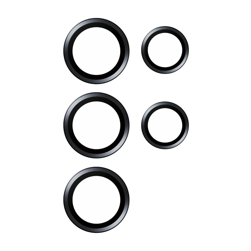 PanzerGlass - Protecteur d'objectif d'appareil photo Hoops pour Samsung Galaxy S24 Ultra - Noir