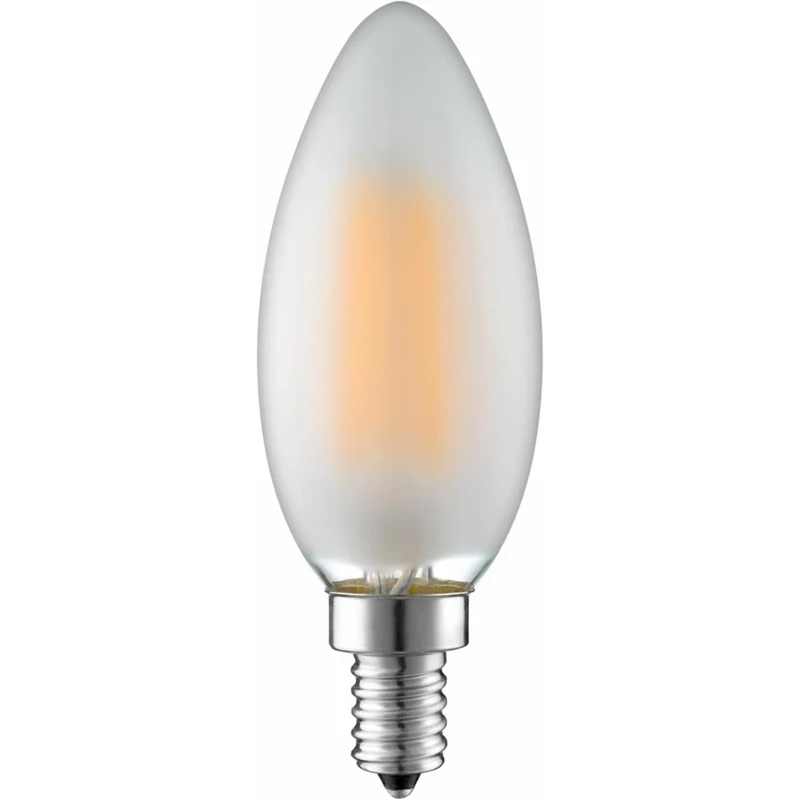 Northern Stars LED Light Bulb LE-5B10/830/FR 3000K 120V 5.5W E12 500 to 60W - frosted - 10 Pack