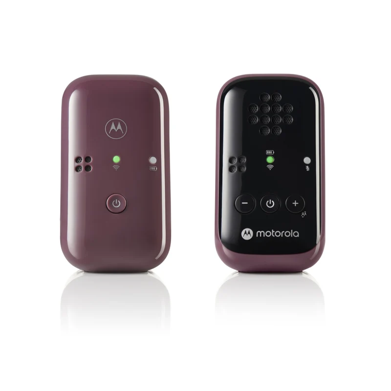 Motorola - Moniteur bébé portable audio PP12 voyage avec pochette de voyage - Violet