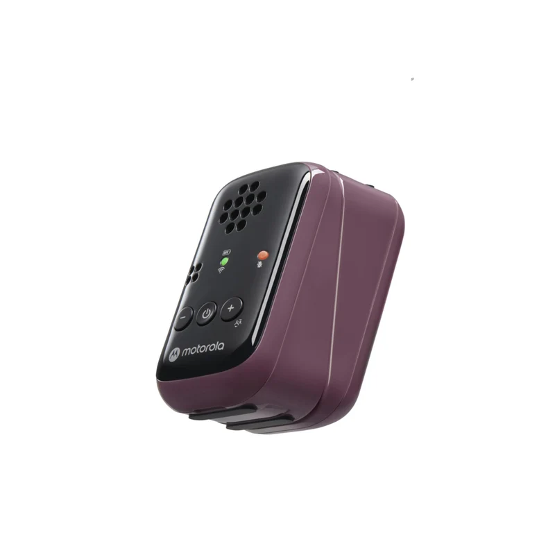 Motorola - Moniteur bébé portable audio PP12 voyage avec pochette de voyage - Violet