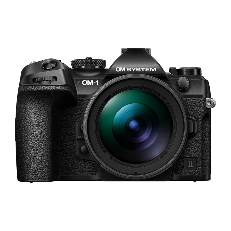 OM System - OM-1 Mark II Corps noir avec kit d'objectif M. Zuiko Digital ED 12-40 mm F2.8 PRO II