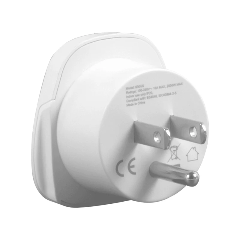 LOGiiX - Adaptateur de voyage Amérique du Nord - Blanc