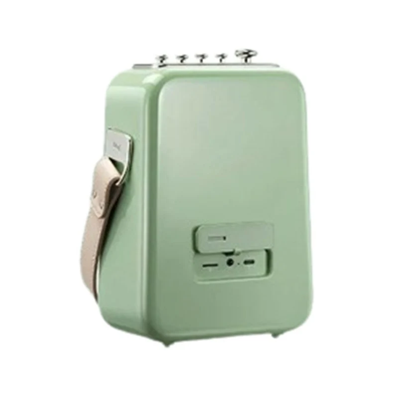 Divoom Songbird Home ktv Sound Set Portable Karaoke Bluetooth Small Speaker With Dual Wireless Microphone - Green