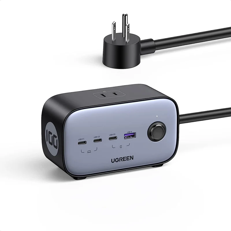 UGREEN 100W Pro GaN USB-C/USB-A/AC Outlet Power Strip and Charger