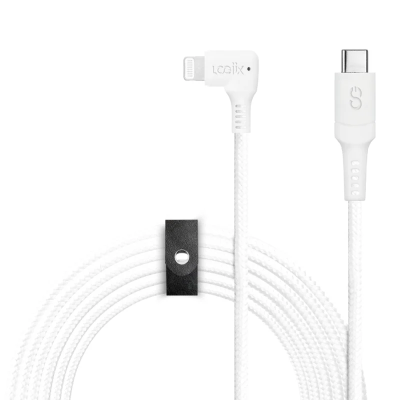 LOGiiX Piston Connect XL 90 USB-C to Lightning - 3M - White