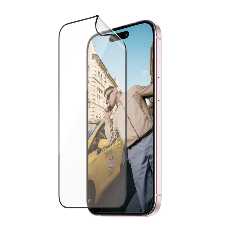 PanzerGlass Matrix Screen Protector w/D30 for iPhone 15 - Clear