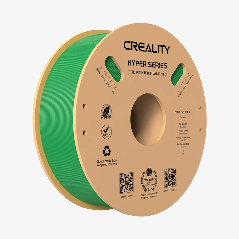 Creality - Filament d'impression 3D HypeR PLA - 1 kg - Vert
