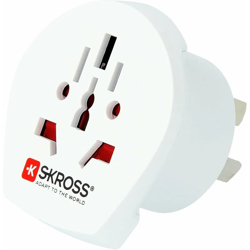 SKROSS - Adaptateur de Voyage Monde vers Australie/Chine - Blanc