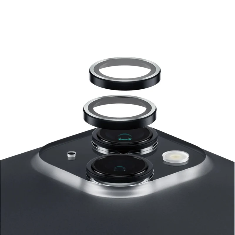 PanzerGlass Camera Lens Protector Hoops for iPhone 15/15 Plus - Clear