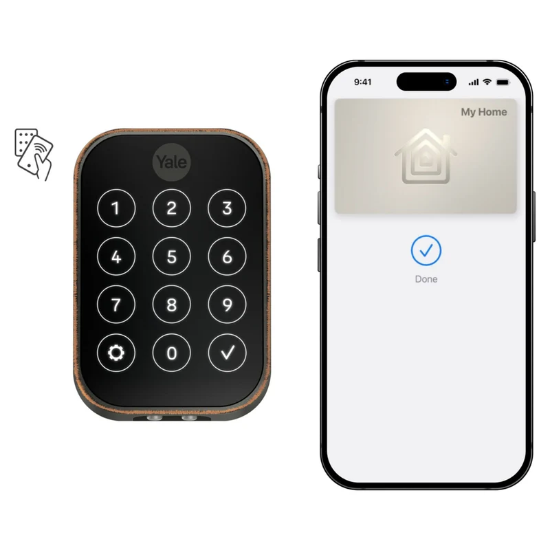 Yale - 450 Assure Lock 2 Plus avec clés Apple Home - Bronze