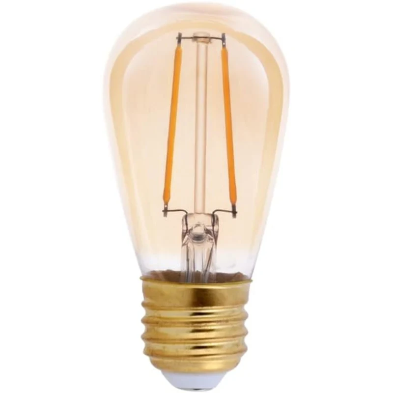 Northern Stars - DEL Projecteur LE-2S14/22/AM 2200K 120V 2W E26 150 to 15W - Ambre - Paquet de 2