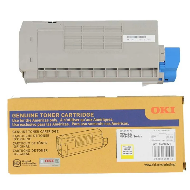 Okidata 45396221 (MPS3527/4242) OEM Toner - Standard Yield - Yellow