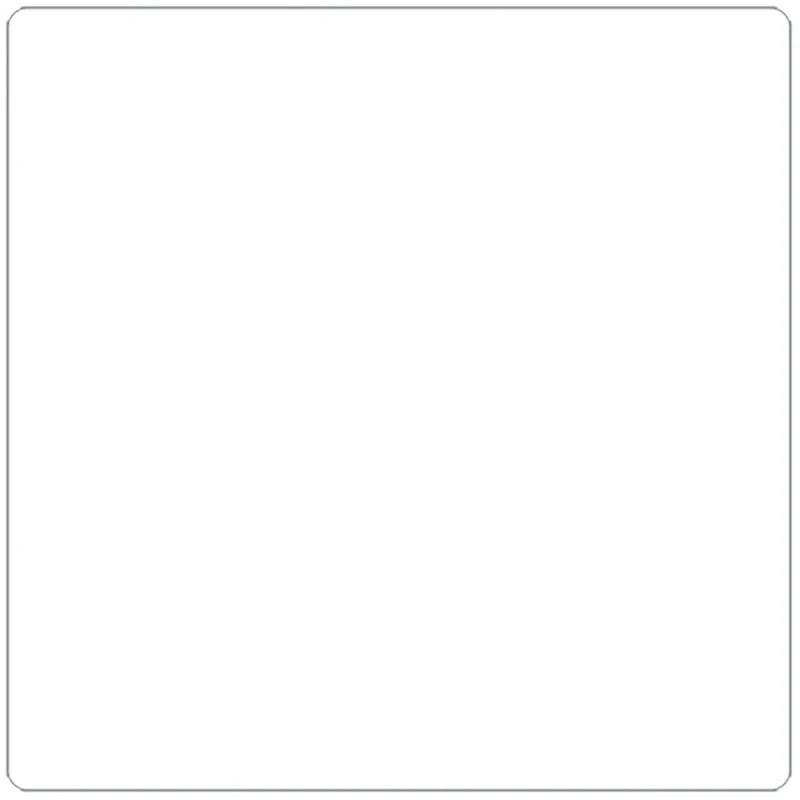 SPC Permanent Thermal Transfer Label - 4" x 4" - 3" Core - White - 1000 Pack