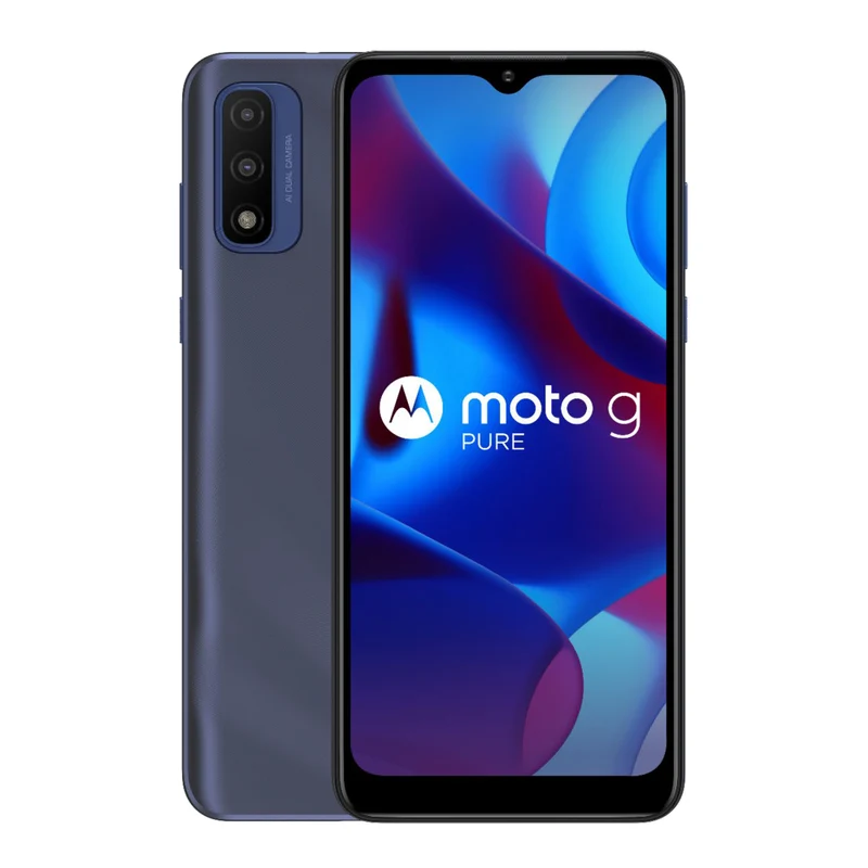 Motorola G Pure 6.5" - 32 GB - Deep Indigo - Bell and Virgin Plus