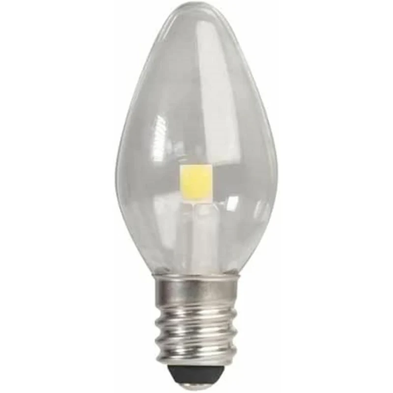 Northern Stars LED Light Bulb LE-1C7/WW/2PK 2700K 120V 0.75W E12 50 - Night Light Clear - 10 Pack