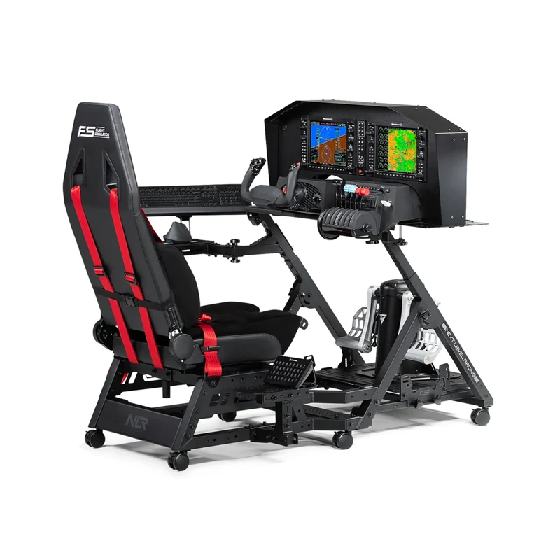 Next Level Racing - Flight Stand Pro Cockpit de simulation - Noir