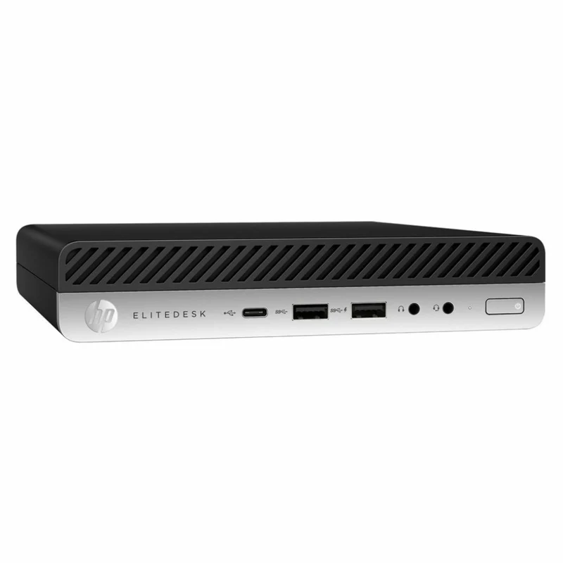 HP - Ordinateur de bureau EliteDesk 800 G5 Mini remis à neuf - Intel Core i5-9500T - SSD 512 Go - RAM 32 Go - Windows 10 Pro