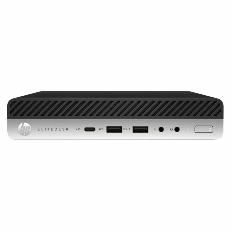 HP Refurbished EliteDesk 800 G3 Mini Desktop Computer - Intel Core i7-6700T - 2.8GHz Processor - 32GB RAM - 1TB SSD - Windows 10 Pro